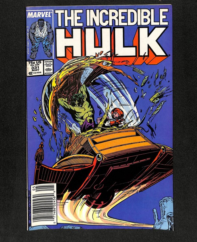 Incredible Hulk (1962) #331 2nd Todd McFarlane in Hulk!