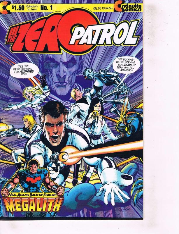 Lot Of 2 Comic Books Continuity Zero Patrol #2 and #1   ON8