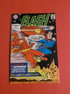 The Flash #175 (1967) 2nd flash vs Superman mid grade