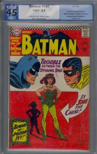 BATMAN #181 PGX 4.5 1ST POISON IVY