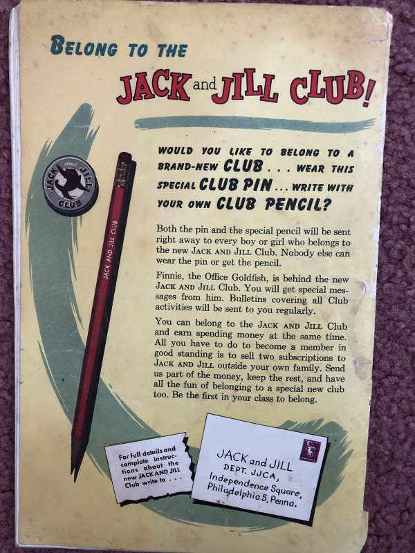 Jack and Jill magazine, May 1955 reader