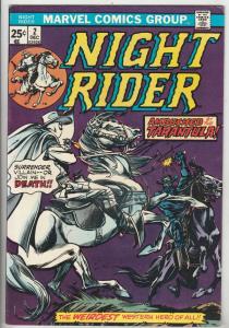 Night Rider, The #2 (Dec-74) VF/NM High-Grade Ghost Rider