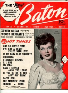 MAG: THE NEW BATON #1-06/1944-BING CROSBY-SINATRA-JOAN EDWARDS-SOUTHERN STATE...
