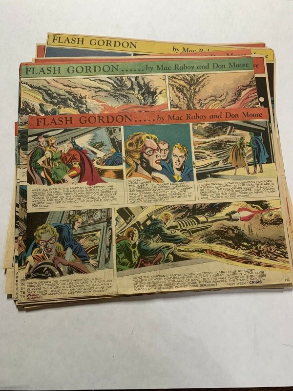 Flash Gordon Complete Year 1952 Tabloid Size Color Newspaper Sundays