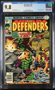 Defenders #42 1976 Marvel Comics CGC 9.8 White Pages 009