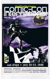 SDCC UPDATE #1 for 2000, NM, Batman,  San Diego Comic Convention