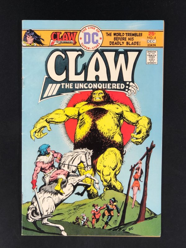 Claw the Unconquered #4 (1975) VG