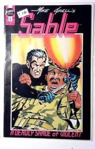 Mike Grell's Sable #6 (1990) First Comics 1st Print Comic Book