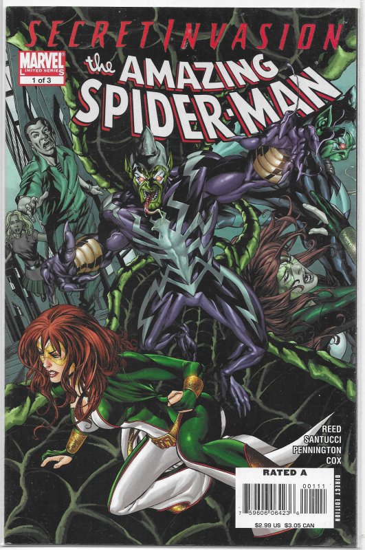 Secret Invasion  : Amazing Spider-Man   #1 of 3 FN