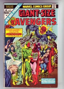 Giant-Size Avengers #4 (Jun-75) VF High-Grade The Avengers