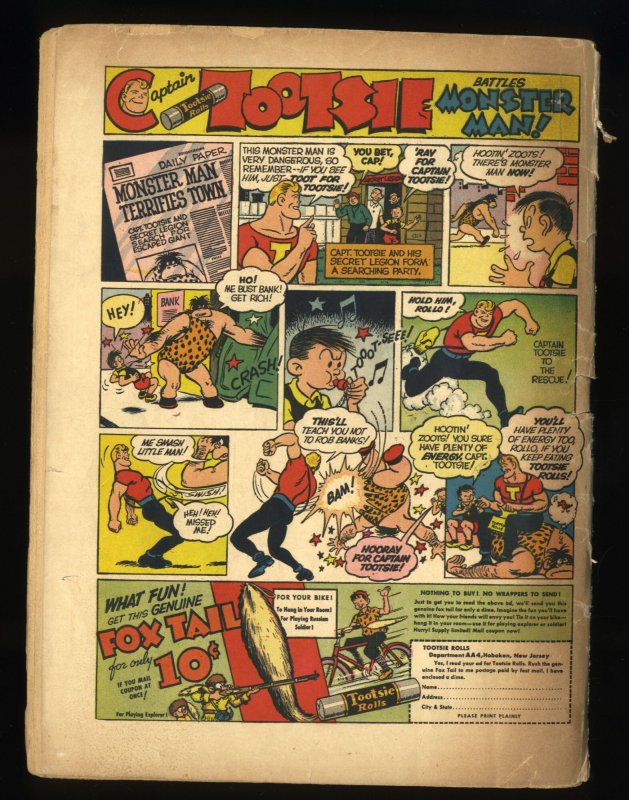 Flash Comics #44 GD- 1.8 E. E. Hubbard Cover and Art!