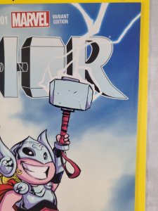 Thor #1 Skottie Young Variant 2014 Marvel Comics Jane Foster as Thor