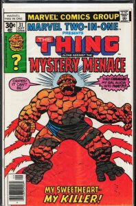 Marvel Two-in-One #31 (1977) The Thing