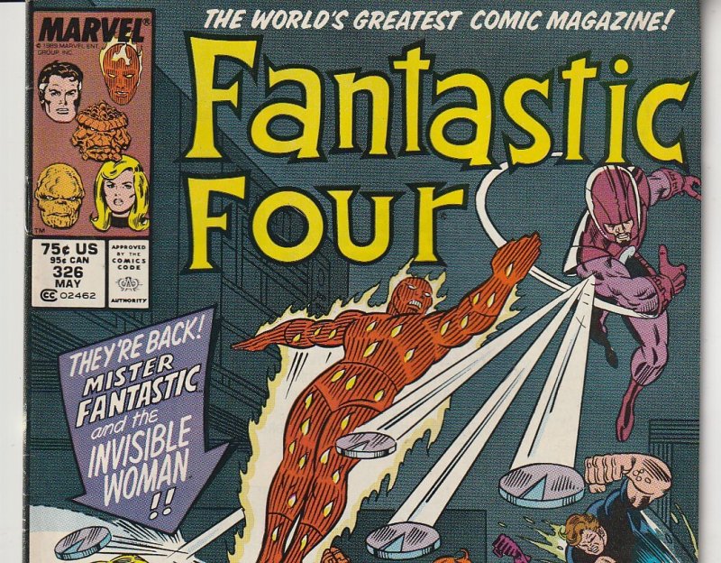 Fantastic Four(vol. 1) # 326 Under The Watcher's Thrall