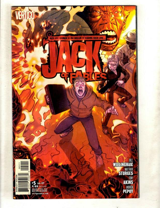 Lot Of 10 Jack Of Fables DC Vertigo Comic Books # 1 2 3 4 5 6 7 8 9 10  CJ6