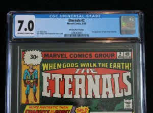 Eternals #2 (Marvel, 1976) KEY 30 Cent Price Variant