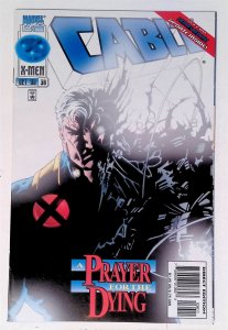 Cable #36 with Overpower card Mr. Fantastic (Oct 1996, Marvel) VF+