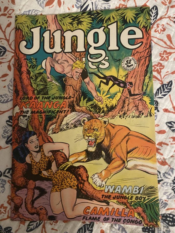 JUNGLE COMICS #106 1948-HIGH GRADE-GOOD GIRL -FICTION HOUSE VF