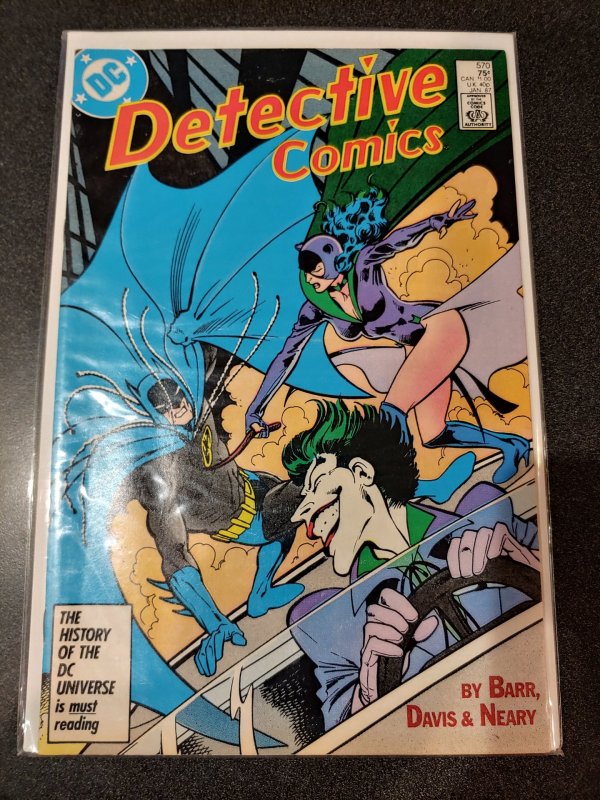 Detective Comics #570 JOKER CATWOMAN ISSUE VF/NM-  HIGH GRADE