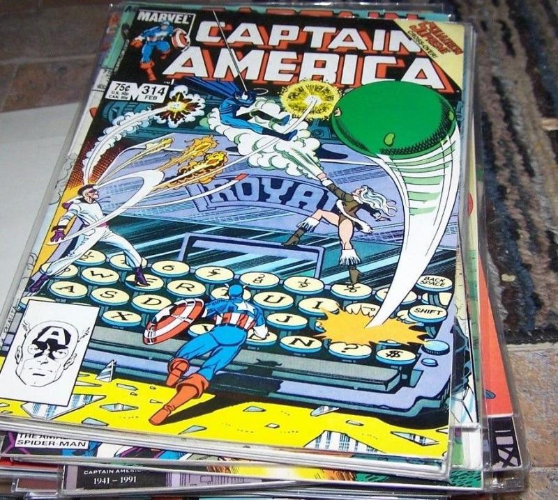 Captain America # 314 1986, Marvel  nighthawk squadron supreme