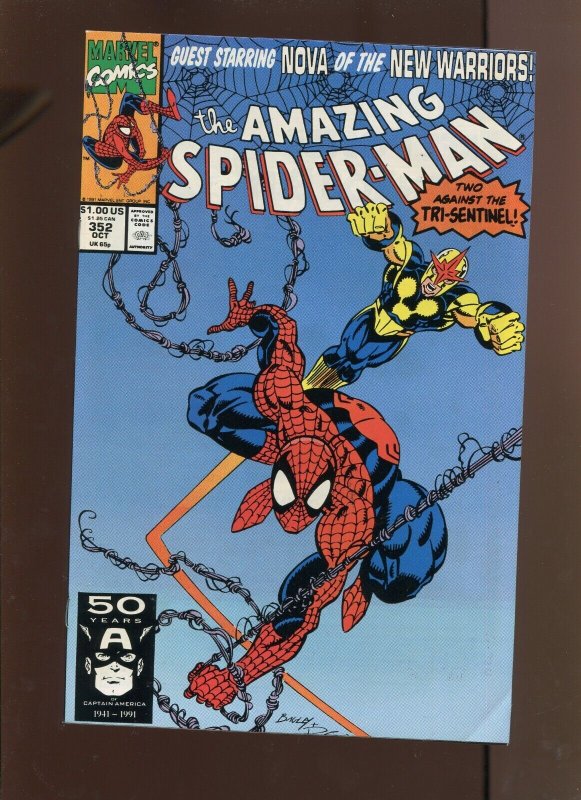 Amazing Spider Man #352 - Mark Bagley Cover Art! (8.0) 1991