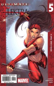 Ultimate Elektra #5 VF/NM ; Marvel | Mike Carey Last Issue