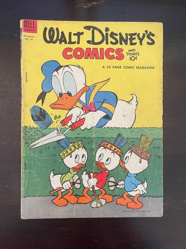 Walt Disneys Comics And Stories 167 Dell 1954 Vg 35 Comic Books Golden Age Idw Hipcomic 