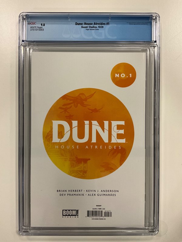 Dune: House Atreides #1 Cover G (2020) CGC 9.8
