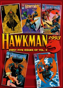 HAWKMAN Vol.3  #1- 5 (1993) 9.4 NM 1st 5 Issues  Hawkman Returns, But Who Is He?