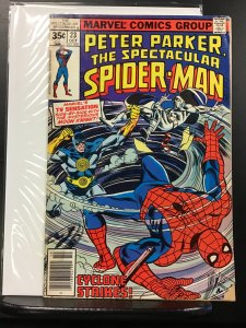 The Spectacular Spider-Man #23 Newsstand Moonknight (1978) (VG)