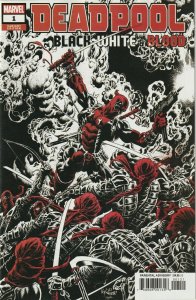 Deadpool Black White & Blood # 1 Hotz Variant NM Marvel 2021 [A9]