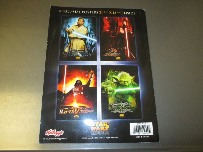 2005 STAR WARS Revenge Of The Sith POSTER BOOK FN+