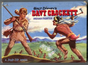 Walt Disney's Davy Crockett Indian Fighter Pop-up Book 1955