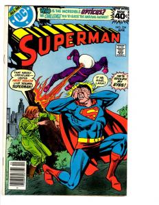5 Superman DC Comic Books #330 331 332 333 334 Bizarro Lois Lane Metropolis BH20
