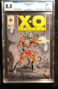 X-O Manowar #1 (1992) CGC VF