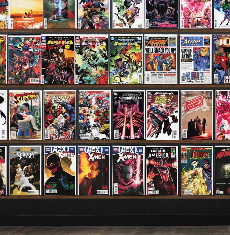 Huge Lot 150+ Comics with Wolverine, Jla: Year One, Superman, Hourman & More!