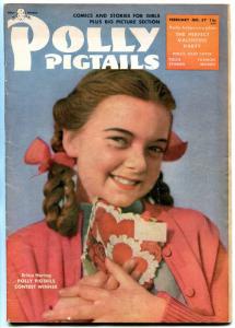 Polly Pigtails #37 1949- Golden Age comic- text features VG+