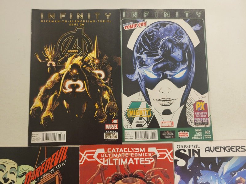 5 Marvel Comics #2 2 Infinity #31 Daredevil #2 Cataclysms #30 Avengers 6 TJ26