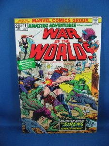 AMAZING ADVENTURES 19 NM-  WAR OF THE WORLDS MARVEL 1973
