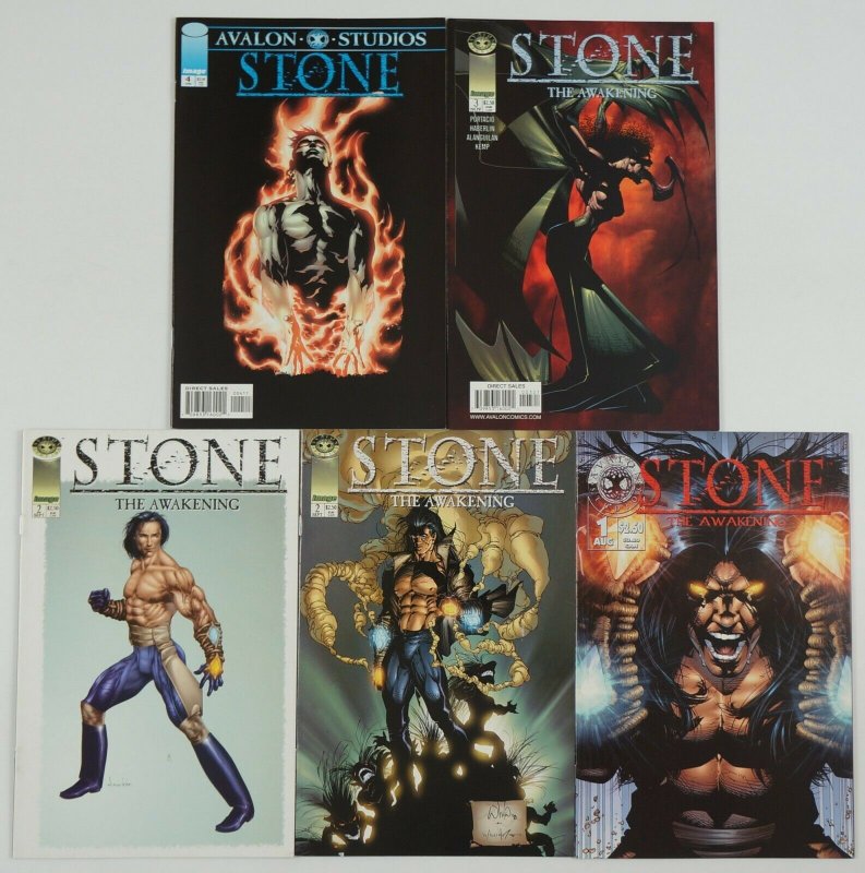 Stone: the Awakening #1-4 VF/NM complete series + variant - whilce portacio set 