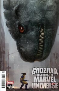 Godzilla Destroys The Marvel Universe #3 Jeeh Yung Lee  Variant Cover G NM