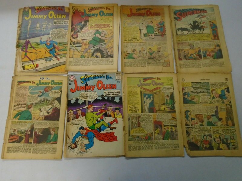 Silver + Bronze age Jimmy Olsen reader comic lot 40 different issues