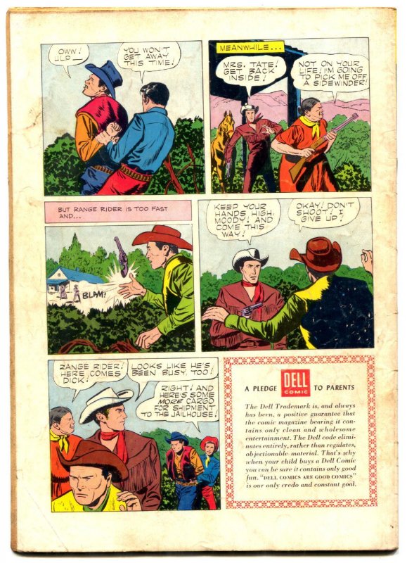 Flying A's Range Rider #13  1956 - Dell  -VG/FN - Comic Book