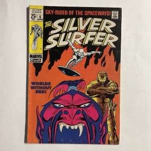 Silver Surfer 6 1969 VG/FN very good/fine 5.0 Marvel