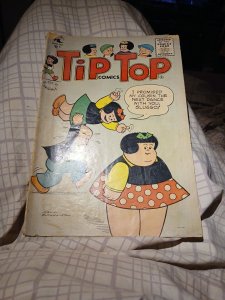 TIP TOP COMICS #199 ST JOHN Silver Age 1956 early PEANUTS! CHARLIE BROWN SNOOPY