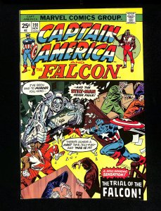 Captain America #191 Trial of The Falcon! Sal Buscema Cover!