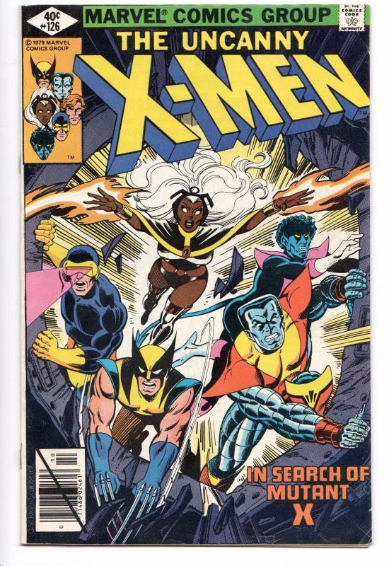 X-Men #126 - John Byrne Art / Phoenix / 1st Full App Proteus (Marvel, 1979)  FN