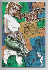 J Scott Campbell's Danger Girl Sketchbook TPB 2nd Print (Wildstorm, 2002) - NM