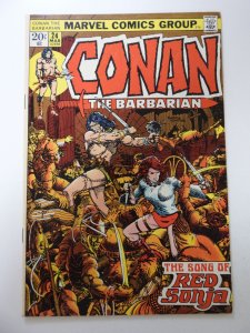 Conan the Barbarian #24 (1973) 1st full appearance of Red Sonja FN/VF condition