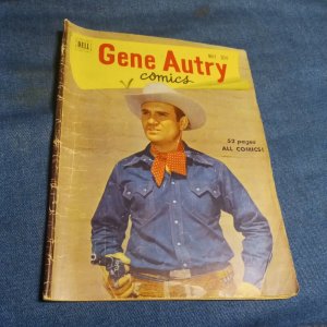 Gene Autry #51 dell comics 1951 golden age western movie star precode hero key